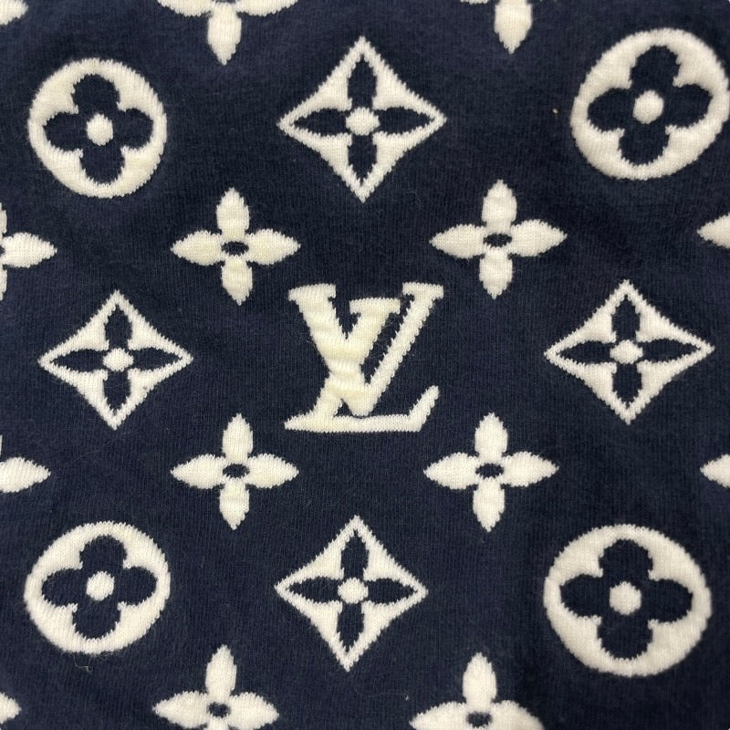 【LOUIS VUITTON】ルイ・ヴィトン モノグラムジャガード RM211Q スウェット メンズ トレーナー サイズS ネイビー コットン