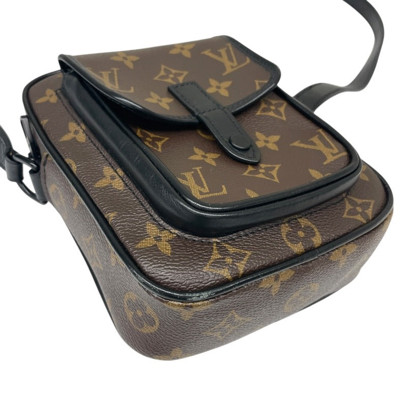 【LOUIS VUITTON】ルイ・ヴィトン クリストファー ウェアラブルウォレット M69404 ショルダーバッグ メンズ モノグラムマカサー ミニ ポシェット ポーチ