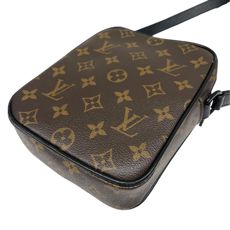 【LOUIS VUITTON】ルイ・ヴィトン クリストファー ウェアラブルウォレット M69404 ショルダーバッグ メンズ モノグラムマカサー ミニ ポシェット ポーチ