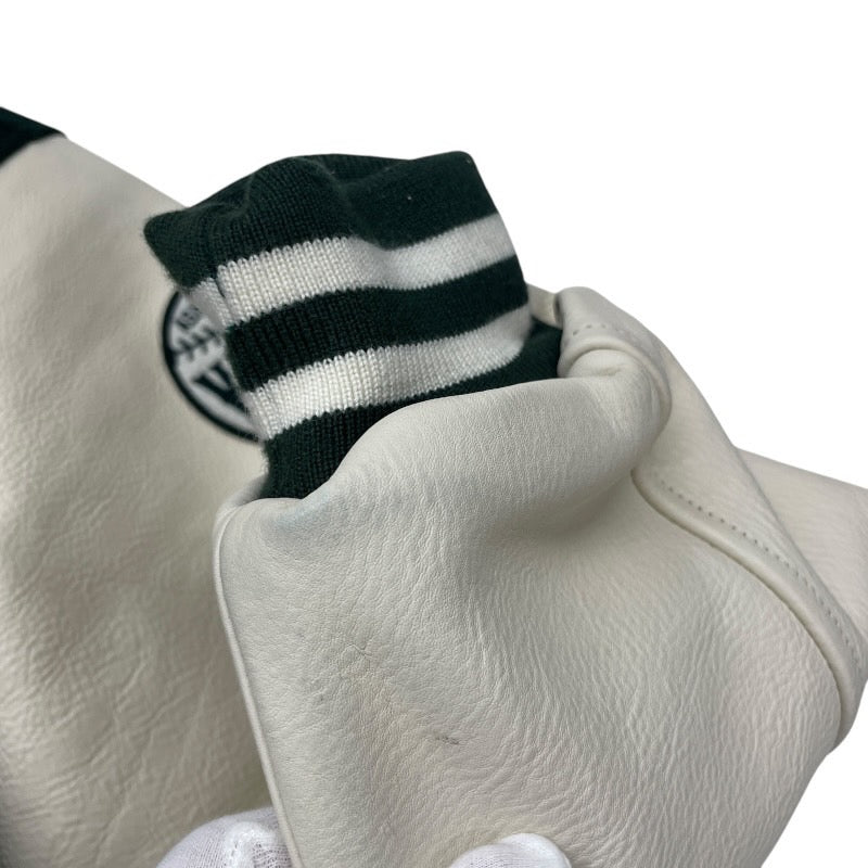 【KEBOZ】ケボズ スタジャン メンズ スタジャン 1992 サイズXL ウール レザー