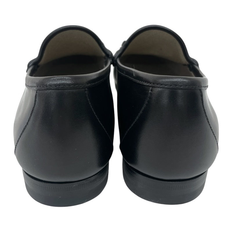 【新品未使用品】【GUCCI】グッチ ホースビット ローファー レザー レディース 新品未使用品 38 1/2 黒 ブラック 24.5cm
