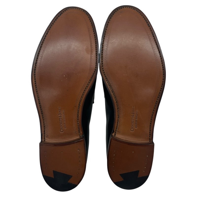 【新品未使用品】【CROCKETT&JONES】クロケットアンドジョーンズ ボストン2 BOSTON2 26224A-C01L1 ローファー レザー メンズ 8E 26.5 黒 ブラック