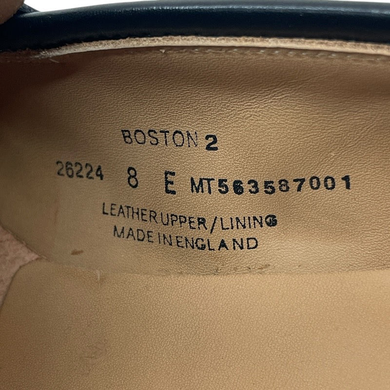 【新品未使用品】【CROCKETT&JONES】クロケットアンドジョーンズ ボストン2 BOSTON2 26224A-C01L1 ローファー レザー メンズ 8E 26.5 黒 ブラック