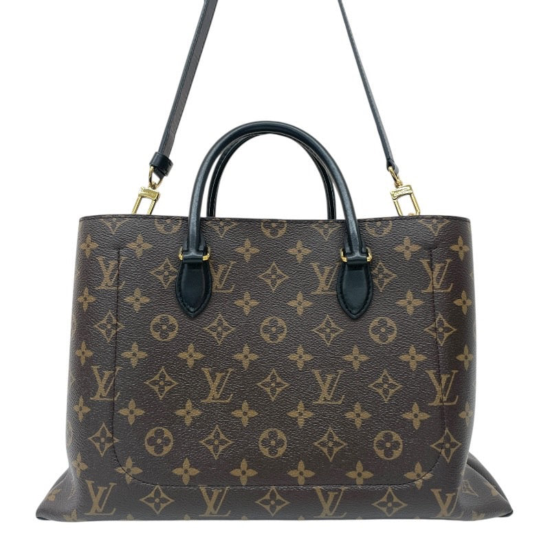 【LOUIS VUITTON】ルイ・ヴィトン フラワートート M43550 トートバッグ レディース モノグラム 2WAY ショルダー ノワール
