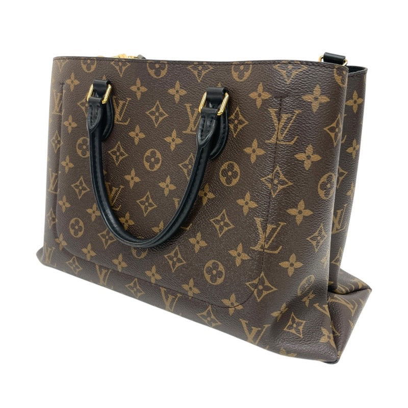 【LOUIS VUITTON】ルイ・ヴィトン フラワートート M43550 トートバッグ レディース モノグラム 2WAY ショルダー ノワール