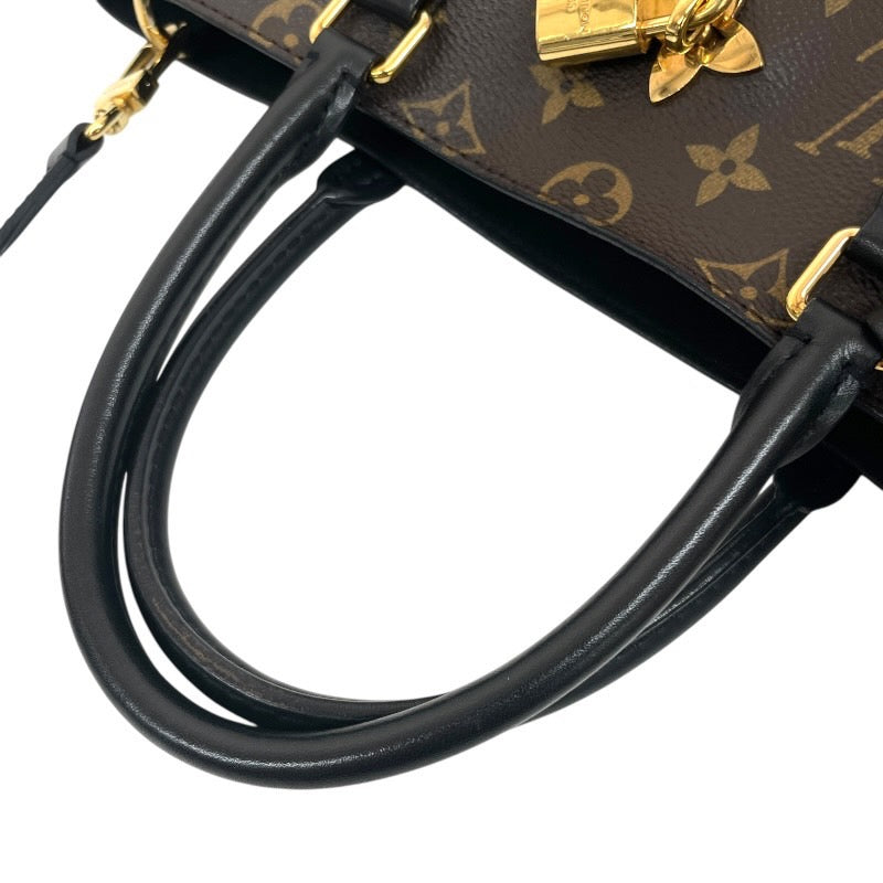 【LOUIS VUITTON】ルイ・ヴィトン フラワートート M43550 トートバッグ レディース モノグラム 2WAY ショルダー ノワール