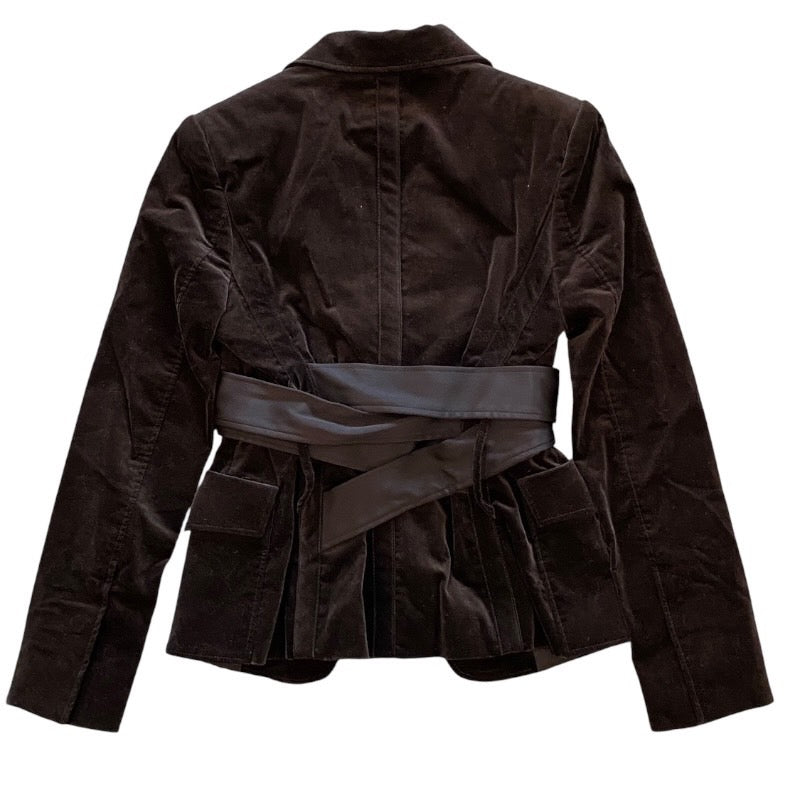 【GUCCI】グッチ セットアップ レディース セットアップスーツ ベロア ブラウン パンツ ジャケット