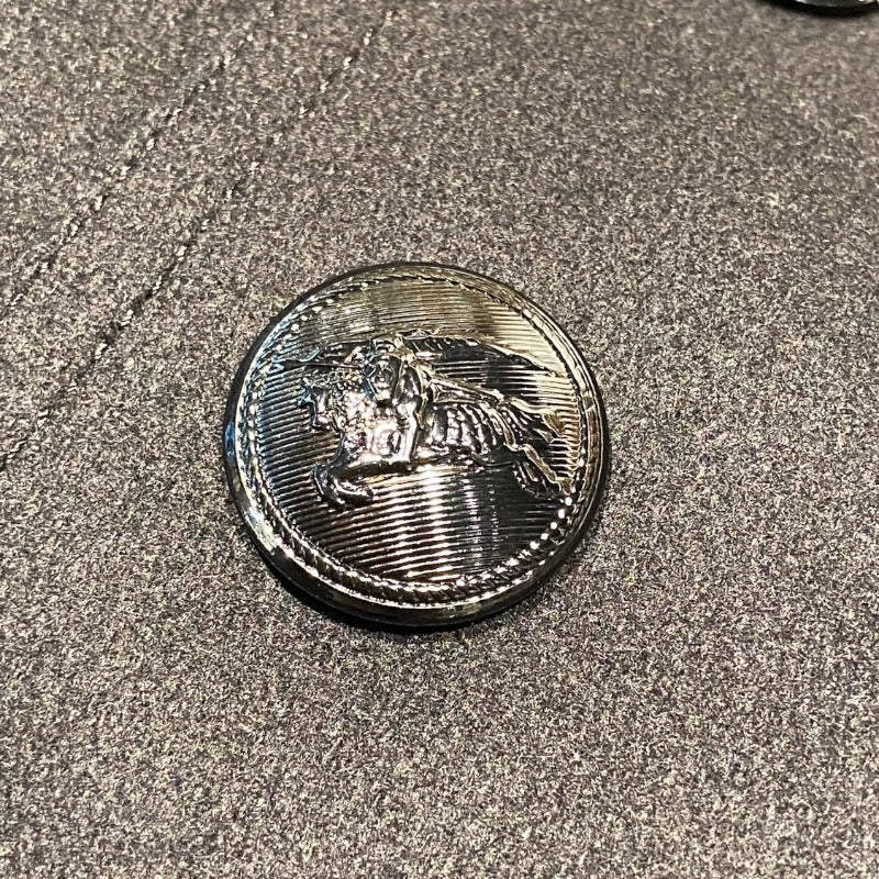 【BURBERRY BLACK LABEL】バーバリーブラックレーベル トレンチコート メンズ 黒 ブラック ウール