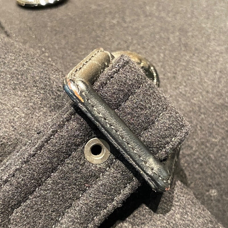 【BURBERRY BLACK LABEL】バーバリーブラックレーベル トレンチコート メンズ 黒 ブラック ウール