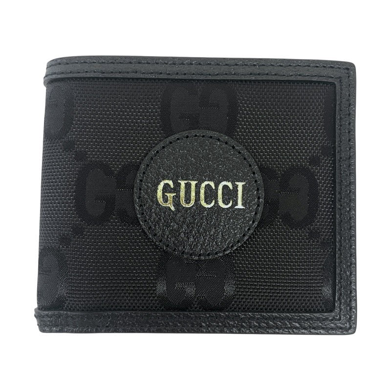 【GUCCI】グッチ オフザグリッド 625574 二つ折り財布 メンズ 黒 ブラック