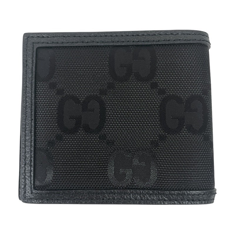 【GUCCI】グッチ オフザグリッド 625574 二つ折り財布 メンズ 黒 ブラック