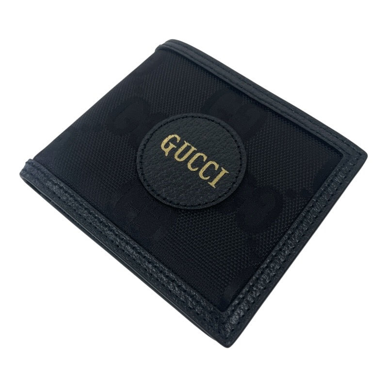 【GUCCI】グッチ オフザグリッド 625574 二つ折り財布 メンズ 黒 ブラック