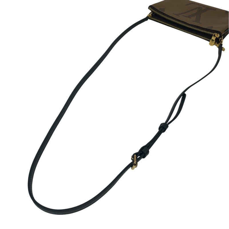 【LOUIS VUITTON】ルイ・ヴィトン ポシェット ドゥーブル ジップ M69203 ショルダーバッグ レディース モノグラム ジャイアント リバース ミニ
