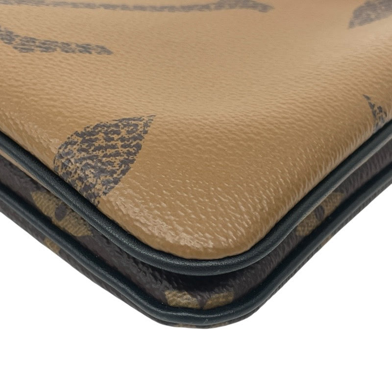 【LOUIS VUITTON】ルイ・ヴィトン ポシェット ドゥーブル ジップ M69203 ショルダーバッグ レディース モノグラム ジャイアント リバース ミニ
