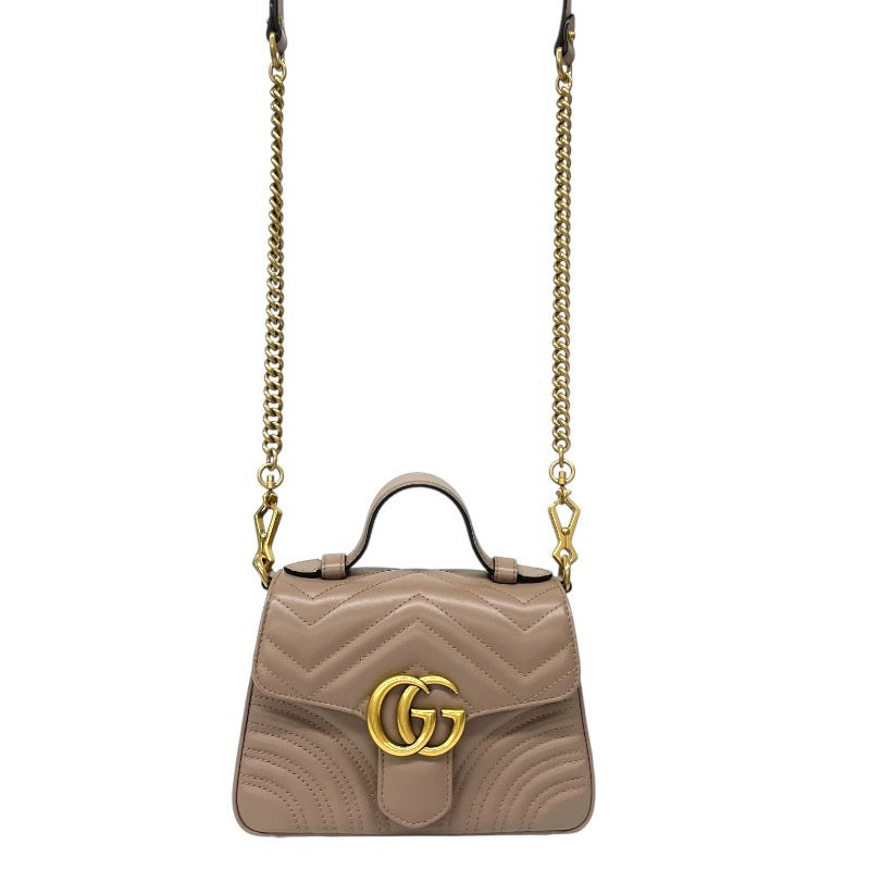 GUCCI】グッチ GGマーモント ミニトップハンドル 547260 ショルダー  