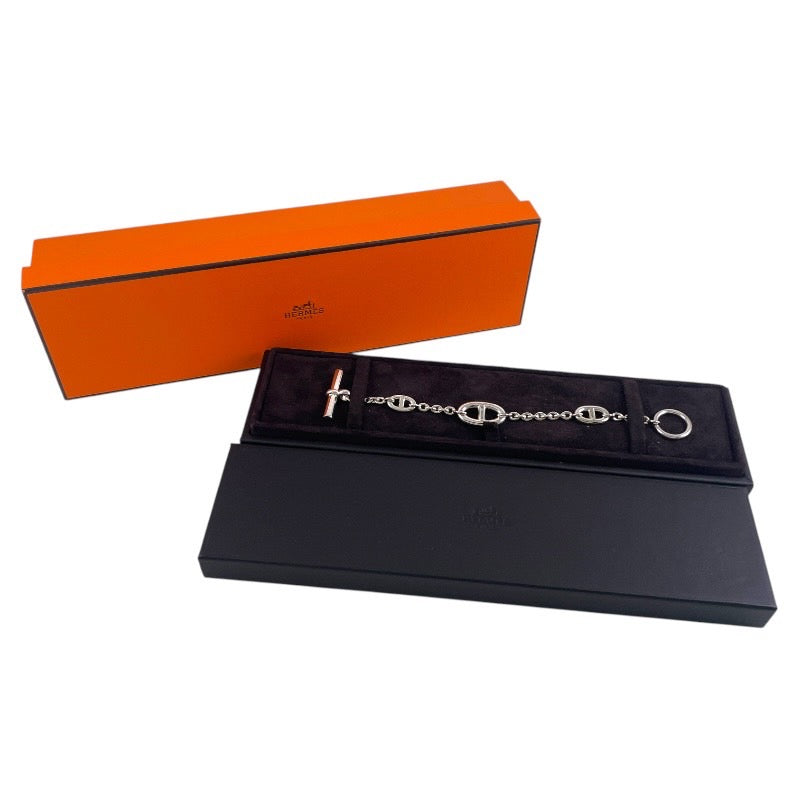 【HERMES】エルメス ファランドール SH ブレスレット シルバー925 レディース チェーン シェーヌダンクル