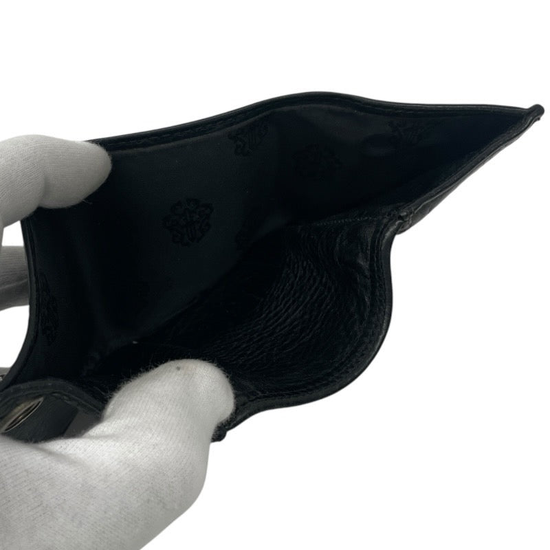 【CHROME HEARTS】クロムハーツ 3FOLD WALLET 三つ折り財布 レザー メンズ 3フォールド 黒 ブラック