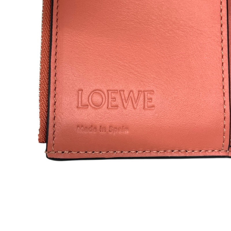 【LOEWE】ロエベ バーティカル ウォレット スモール C660S86X04 三つ折り財布 レザー レディース