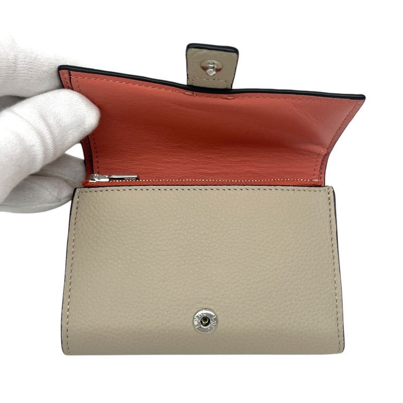 【LOEWE】ロエベ バーティカル ウォレット スモール C660S86X04 三つ折り財布 レザー レディース