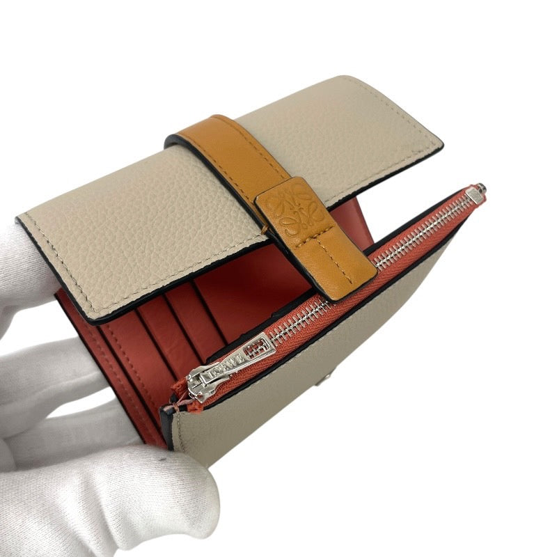 【LOEWE】ロエベ バーティカル ウォレット スモール C660S86X04 三つ折り財布 レザー レディース