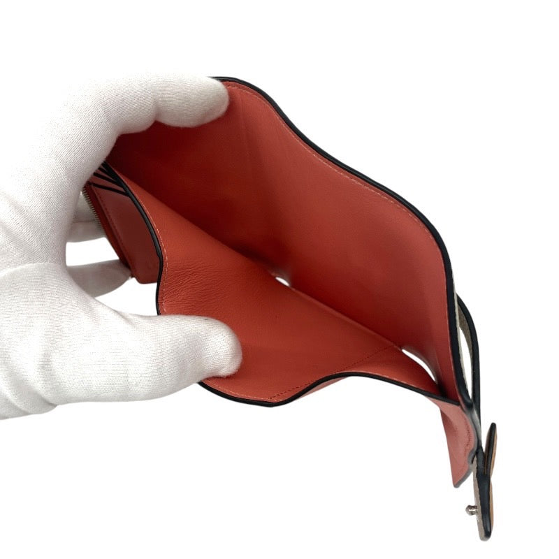 【LOEWE】ロエベ バーティカル ウォレット スモール C660S86X04 三つ折り財布 レザー レディース