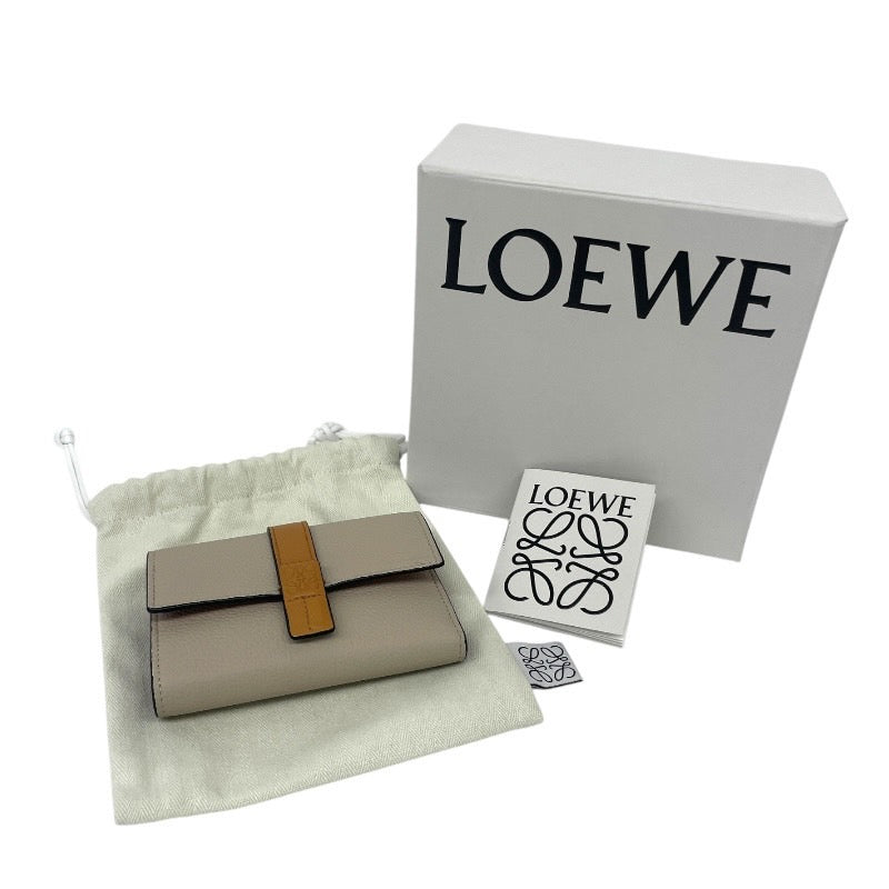 【LOEWE】ロエベ バーティカル ウォレット スモール C660S86X04 三つ折り財布 レザー レディース