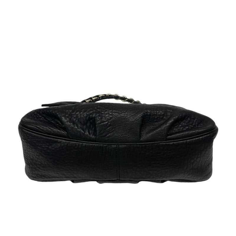 【FENDI】フェンディ マンマ ミア 8BR614 ショルダーバッグ レザー レディース チェーン 黒 ブラック