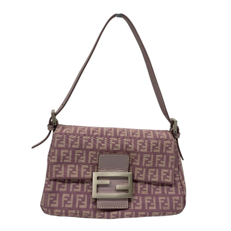 【FENDI】フェンディ ミニ マンマバケット 8BR180 ハンドバッグ レディース ズッキーノ ズッカ 紫 パープル