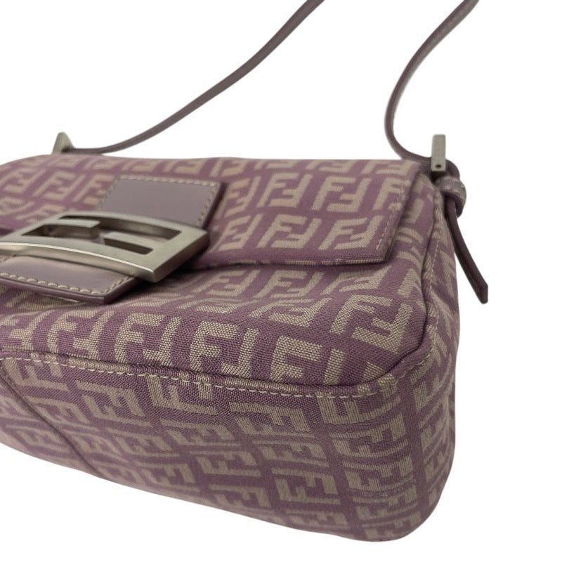 【FENDI】フェンディ ミニ マンマバケット 8BR180 ハンドバッグ レディース ズッキーノ ズッカ 紫 パープル