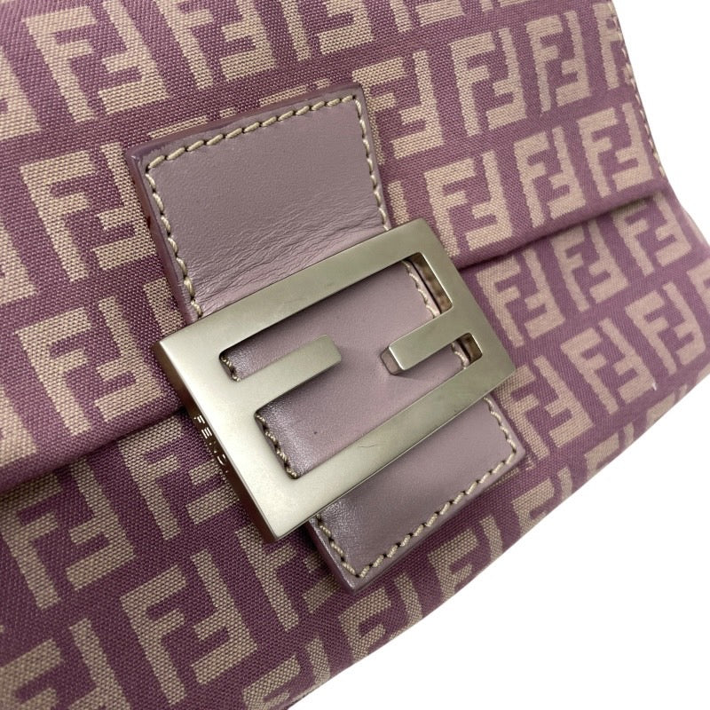 【FENDI】フェンディ ミニ マンマバケット 8BR180 ハンドバッグ レディース ズッキーノ ズッカ 紫 パープル