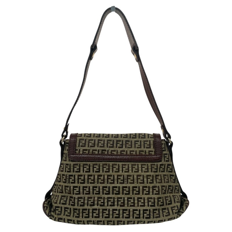 【FENDI】フェンディ ズッキーノ ワンショルダー 8BR541 ショルダーバッグ レディース ハンド キャンバス レザー