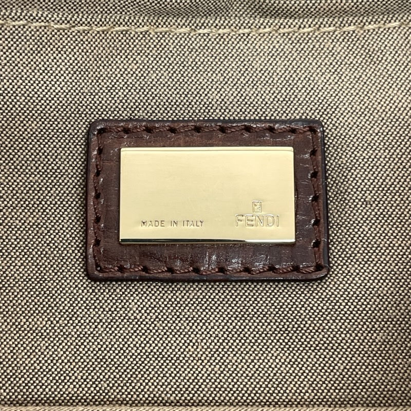 【FENDI】フェンディ ズッキーノ ワンショルダー 8BR541 ショルダーバッグ レディース ハンド キャンバス レザー