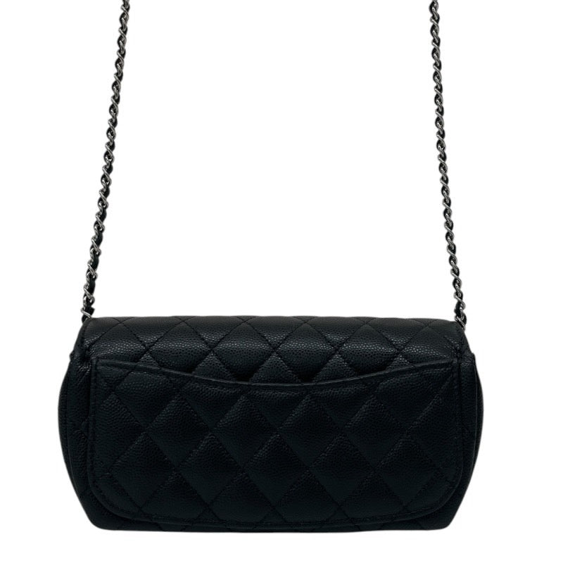 【CHANEL】シャネル マトラッセ アイウェアケース AP2044 ショルダーバッグ レディース 31番 キャビアスキン 黒 ブラック 眼鏡 サングラス