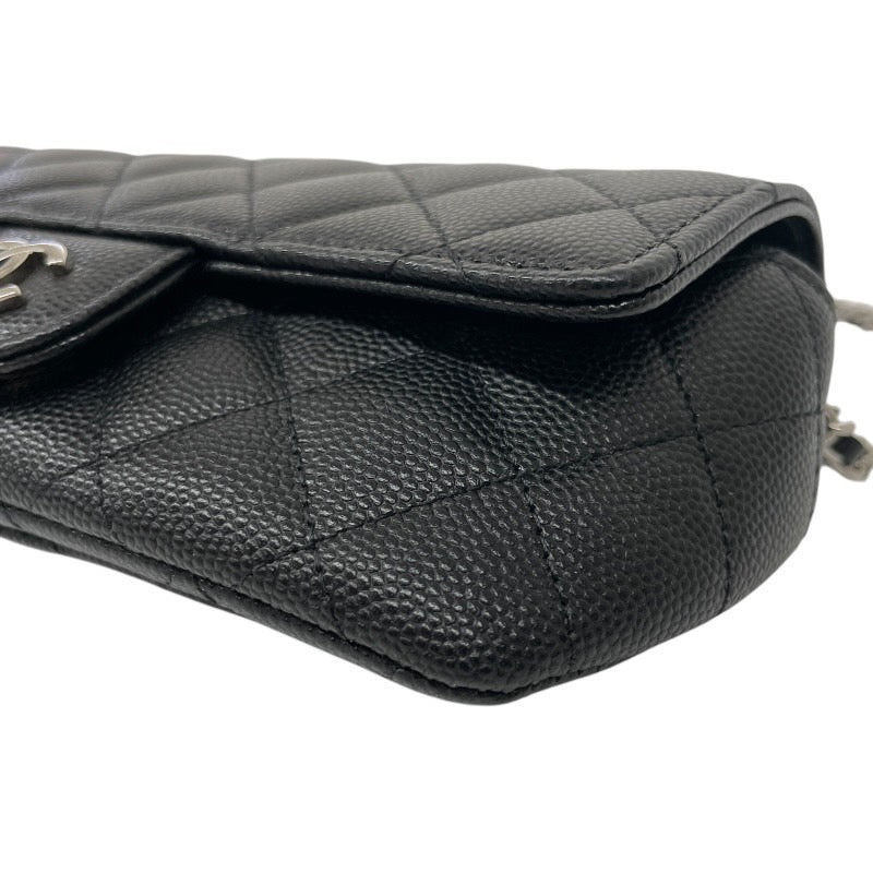 【CHANEL】シャネル マトラッセ アイウェアケース AP2044 ショルダーバッグ レディース 31番 キャビアスキン 黒 ブラック 眼鏡 サングラス