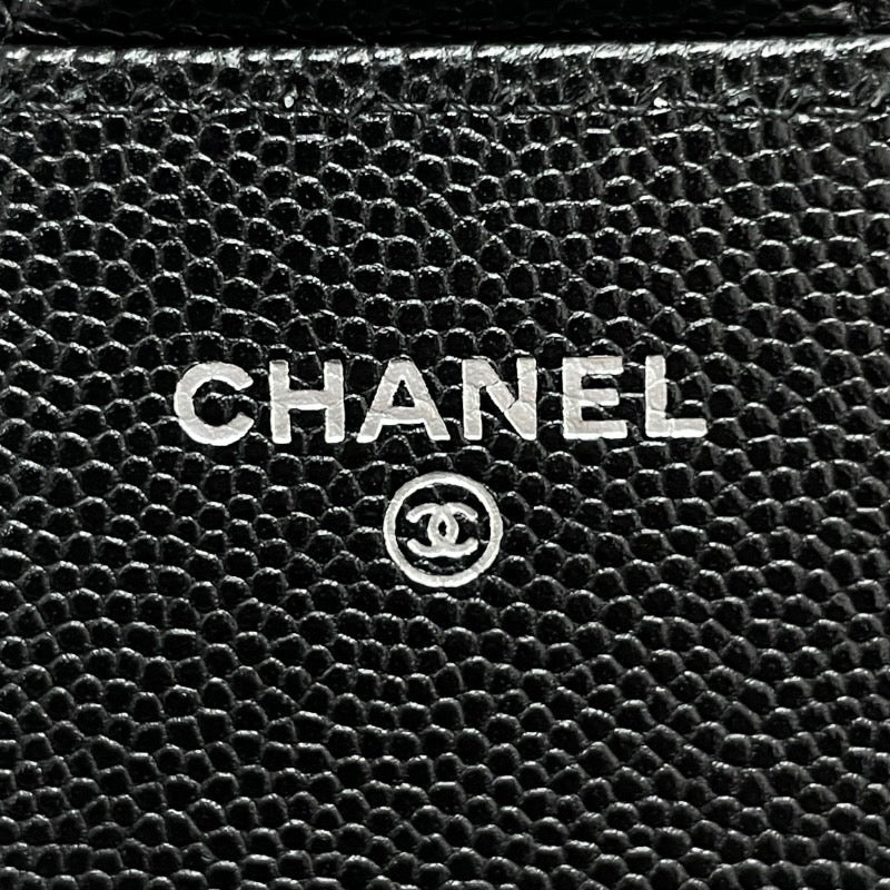 【CHANEL】シャネル マトラッセ アイウェアケース AP2044 ショルダーバッグ レディース 31番 キャビアスキン 黒 ブラック 眼鏡 サングラス