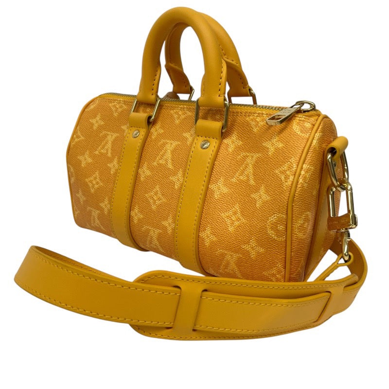 【LOUIS VUITTON】ルイ・ヴィトン キーポル バンドリエール25 M13166 ショルダーバッグ メンズ ジョーヌマット イエロー 2WAY レディース
