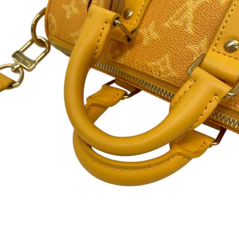 【LOUIS VUITTON】ルイ・ヴィトン キーポル バンドリエール25 M13166 ショルダーバッグ メンズ ジョーヌマット イエロー 2WAY レディース