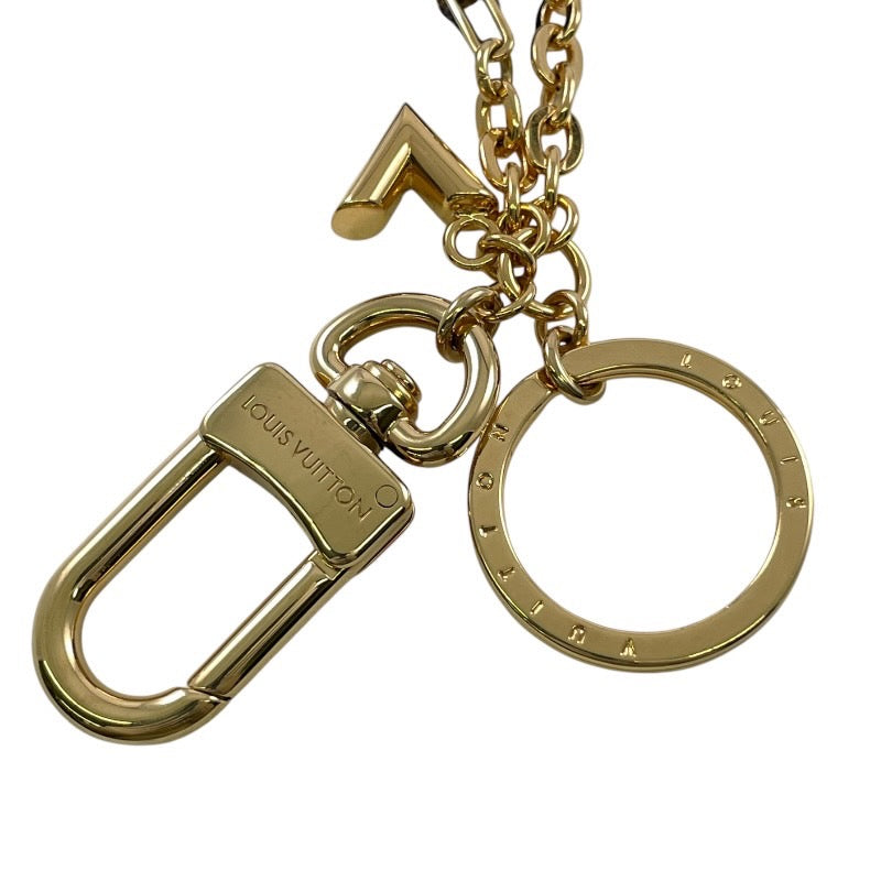 【LOUIS VUITTON】ルイ・ヴィトン ポルト クレ ブルーミング M63084 キーホルダー レディース フラワー バッグチャーム キーリング