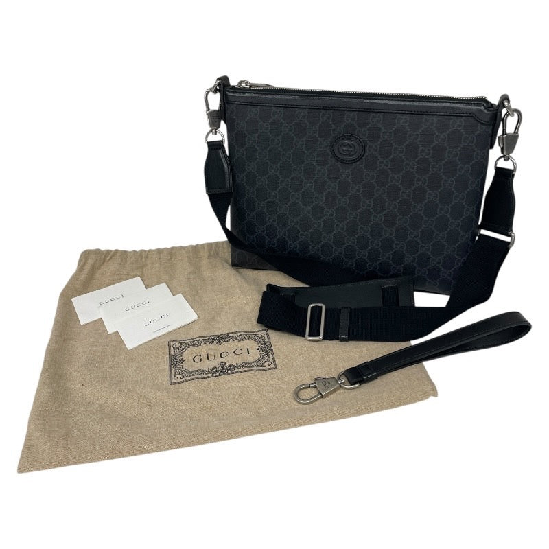 【GUCCI】グッチ GGスプリーム 2WAY 726833 ショルダーバッグ メンズ クラッチ ポーチ