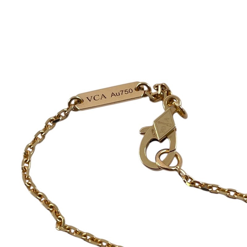 【Van Cleef & Arpels】ヴァンクリーフ&アーペル ヴィンテージ アルハンブラ VCARA45900 ネックレス K18イエローゴールド レディース マザーオブパール シェル 750 2025年保証書