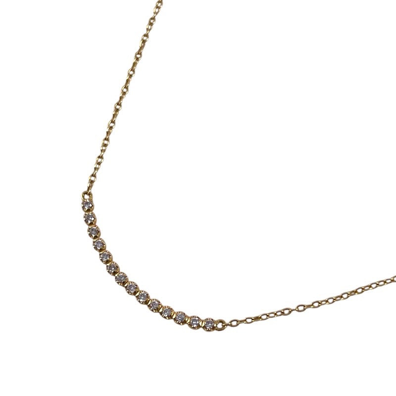 【AHKAH】アーカー ヴィヴィアンクチュール ネックレス K18イエローゴールド レディース ビリーブユー ダイヤモンド0.10