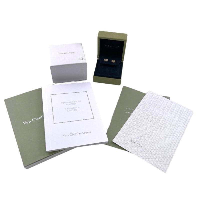 【Van Cleef & Arpels】ヴァンクリーフ&アーペル スウィート アルハンブラ VCARA44800 ピアス K18イエローゴールド レディース 750 マザーオブパール シェル 2025年保証書