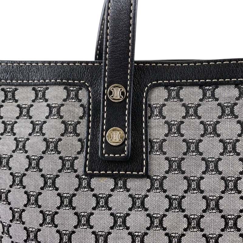 【CELINE】セリーヌ トートバッグ キャンバス レディース マカダム柄 レザー