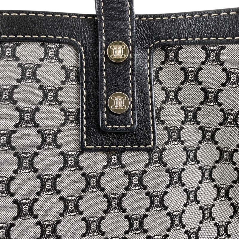 【CELINE】セリーヌ トートバッグ キャンバス レディース マカダム柄 レザー