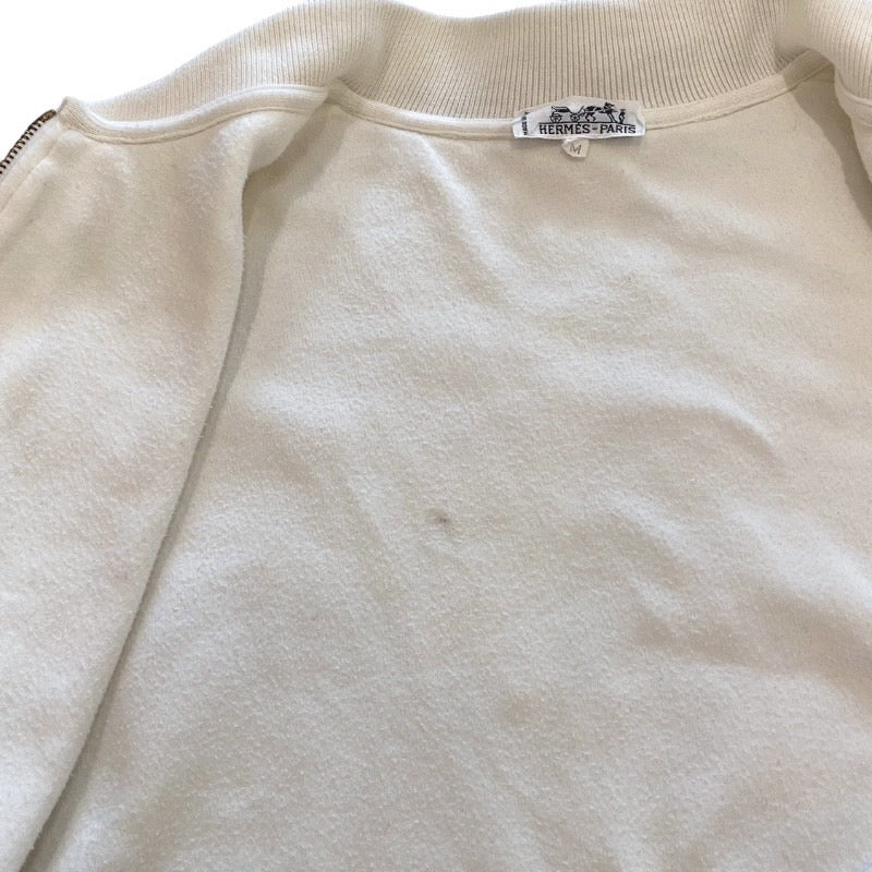 【HERMES】エルメス ヴィンテージ スウェットブルゾン ブルゾン コットン レディース ジッピアップ