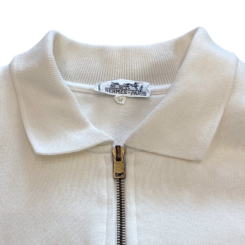 【HERMES】エルメス ヴィンテージ スウェットブルゾン ブルゾン コットン レディース ジッピアップ