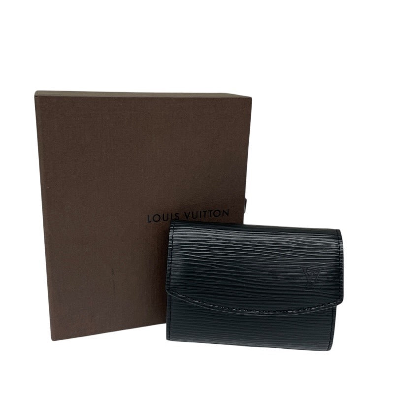 【LOUIS VUITTON】ルイ・ヴィトン ポルトモネ サーンプル M63412 コインケース メンズ エピ ノワール 黒 ブラック 小銭入れ