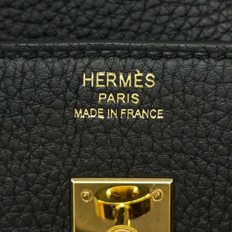 【HERMES】エルメス バーキン25 ハンドバッグ トゴ レディース ブラック 黒 トート W刻印 2024年製造 ゴールド金具