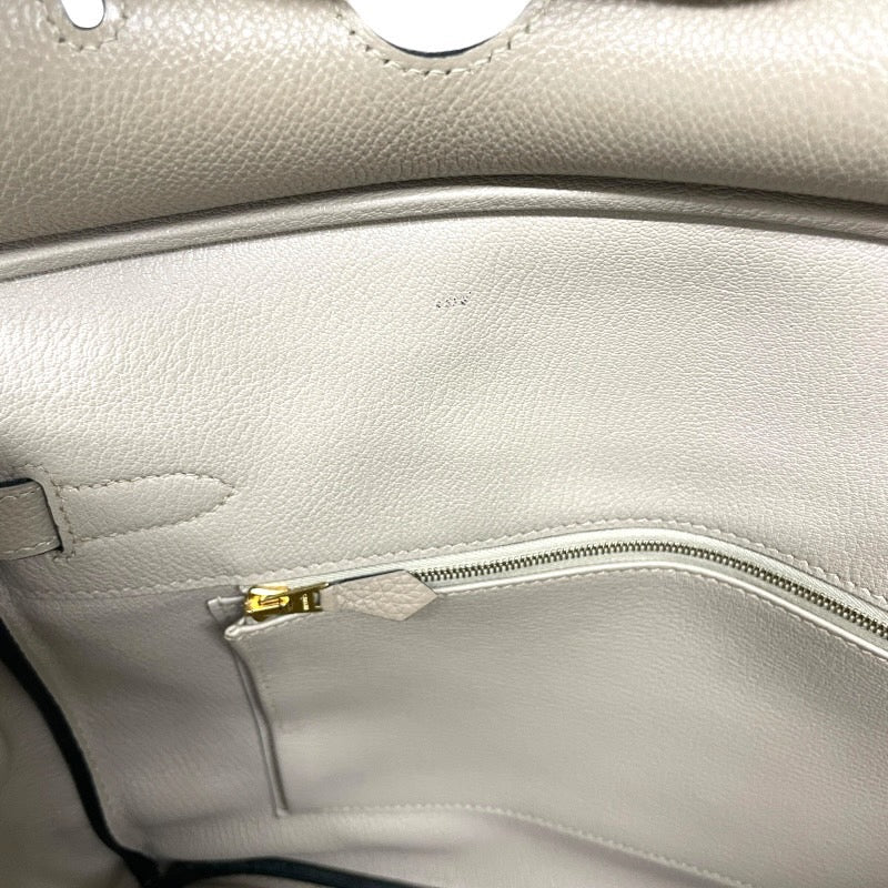 【HERMES】エルメス バーキン35 ハンドバッグ トゴ レディース トゥルティエールグレー トート □O刻印 ゴールド金具