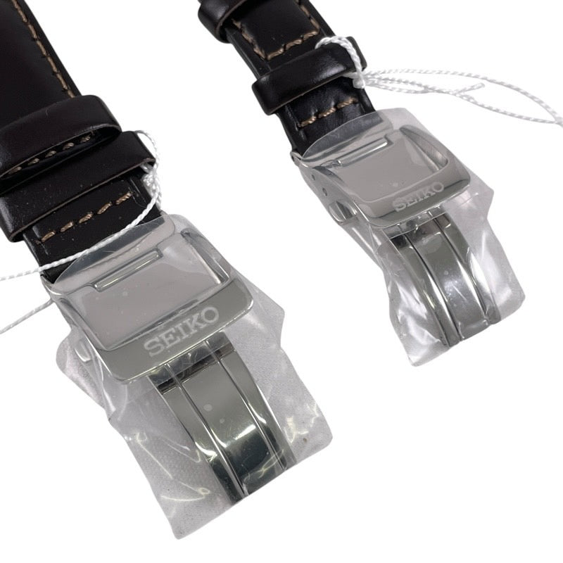 【新品未使用品】【SEIKO】セイコー プレザージュ ペアウォッチ SARY157 SRRY037 腕時計 SS/レザー メンズ 自動巻き カクテルシリーズ 未使用品 レディース Stinger